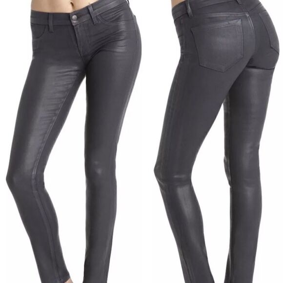 [j brand] coated 901 “legging” jeans #5 - Picture 1 of 5